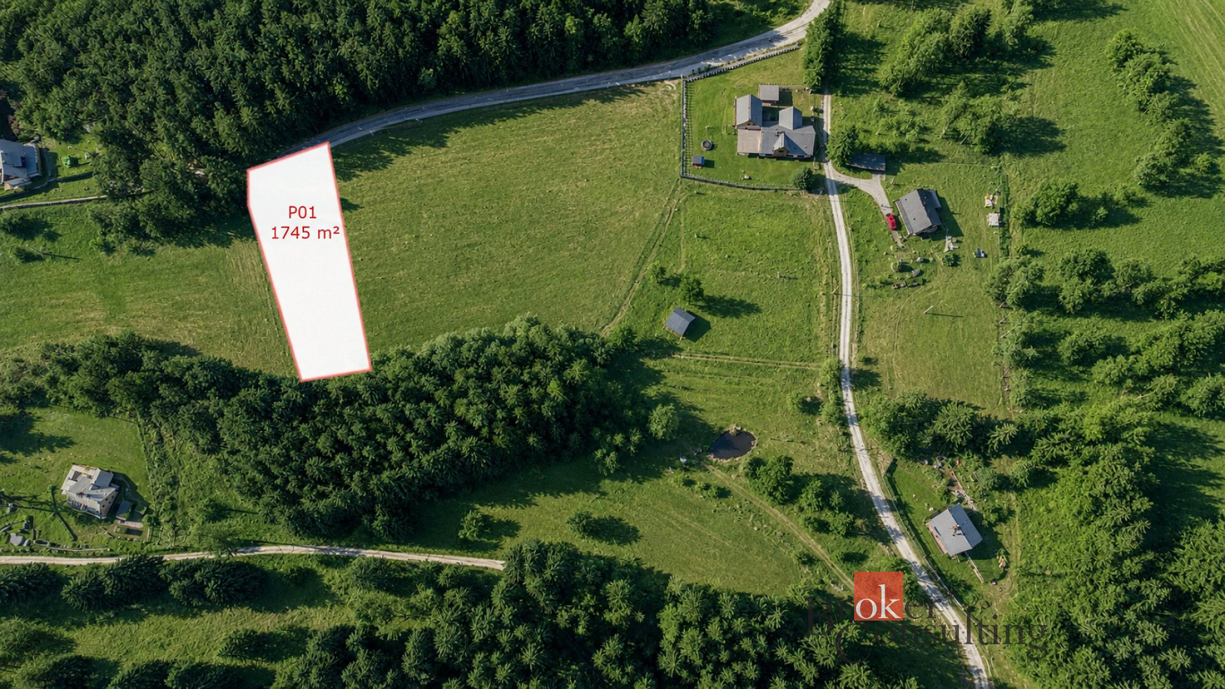 Prodej stavebního pozemku 1 745 m²