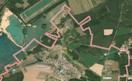 Prodej stavebního pozemku 15 382 m², Bechlín - Předonín, okres Litoměřice