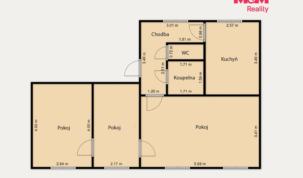 Prodej bytu 3+1 122 m², Hranice – náhled fotky 5
