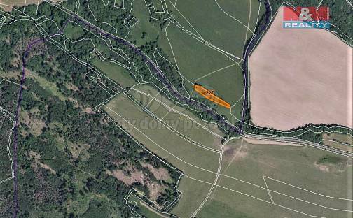 Prodej lesa 2 536 m², Žandov, okres Česká Lípa