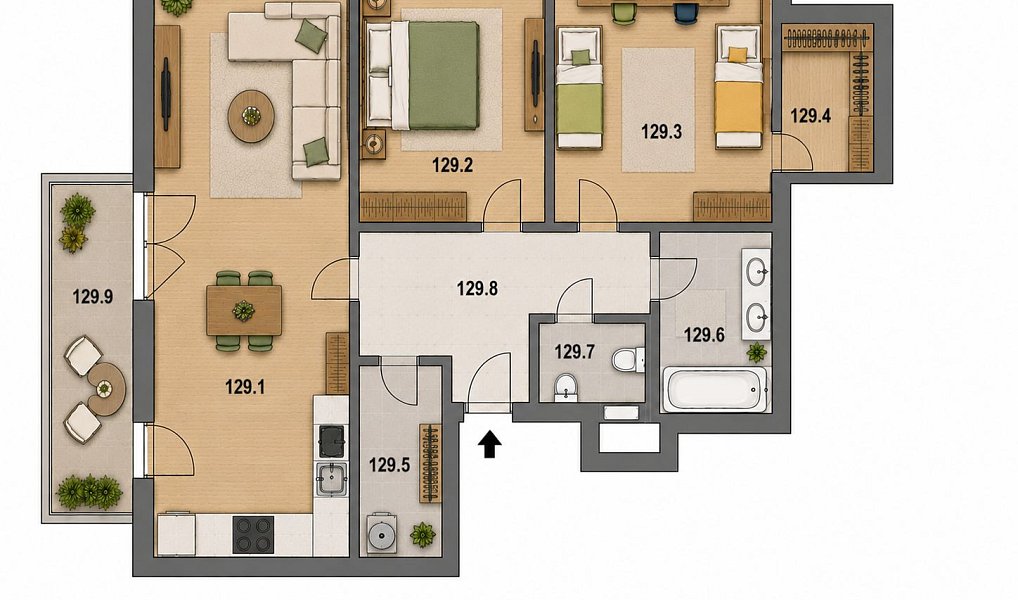 Prodej bytu 3+kk 79 m², Praha – náhled fotky 4