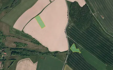 Prodej pole 13 880 m², Luboměř, okres Nový Jičín