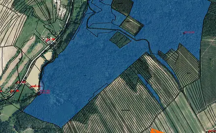 Prodej lesa 1 027 m², Žeravice, okres Hodonín