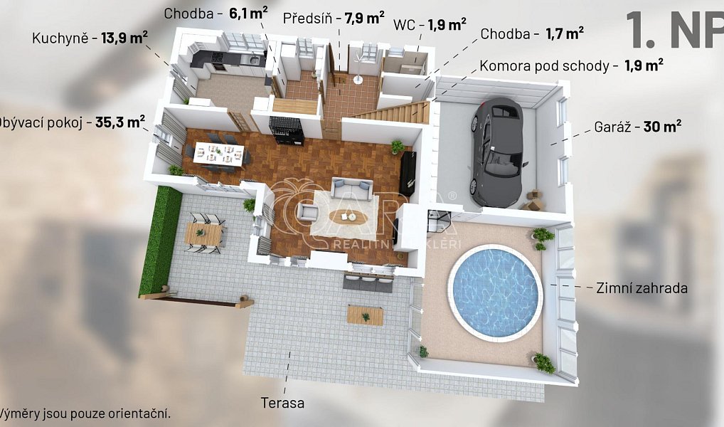Prodej domu 257 m² s pozemkem 1 415 m², Sulice – náhled fotky 5
