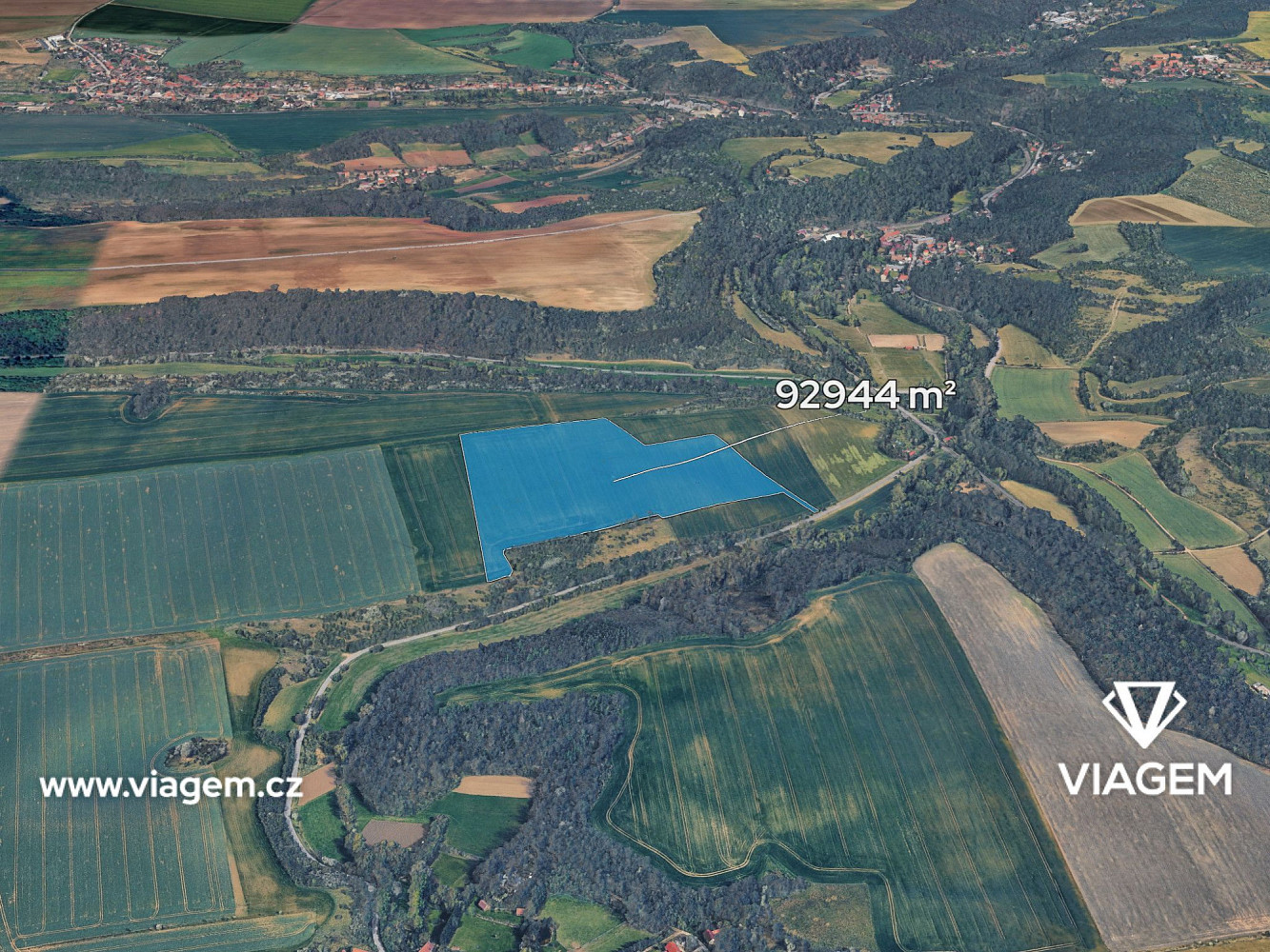 Prodej pole 92 944 m²