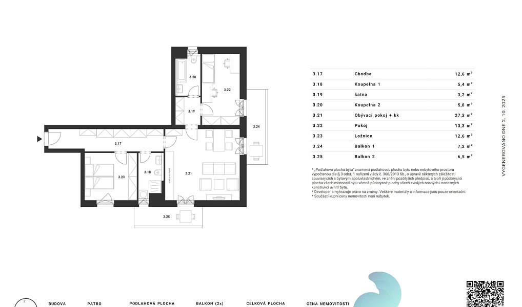 Prodej bytu 3+kk 85 m², České Budějovice – náhled fotky 4