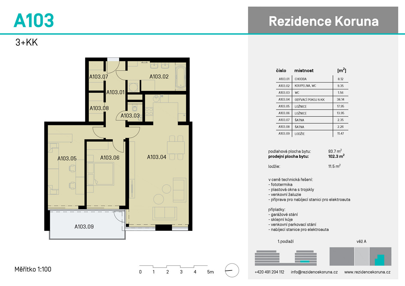 Prodej bytu 3+kk 102 m² – fotografie 2