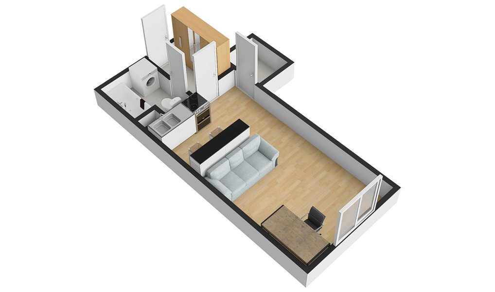 Pronájem bytu 1+kk 29 m², Praha – náhled fotky 10