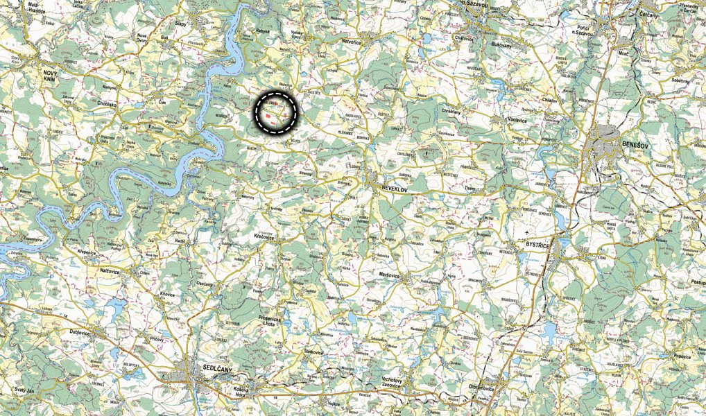 Prodej pole 19 268 m², Neveklov – náhled fotky 3