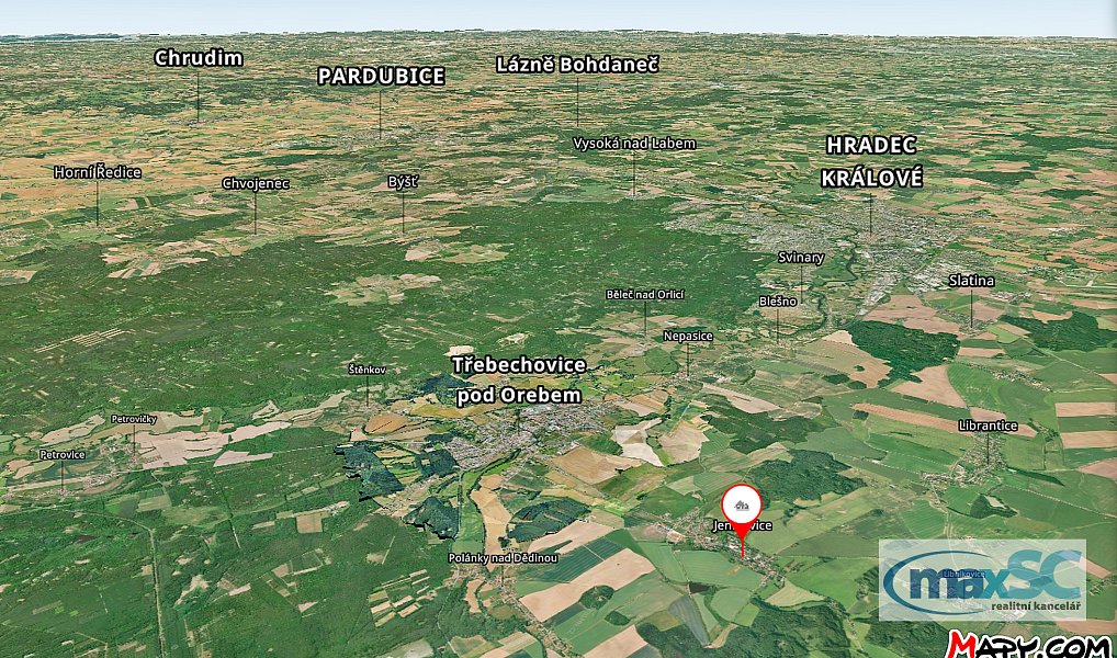 Prodej stavebního pozemku 1 151 m², Jeníkovice – náhled fotky 9