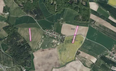 Prodej pole 7 436 m², Býšť, okres Pardubice