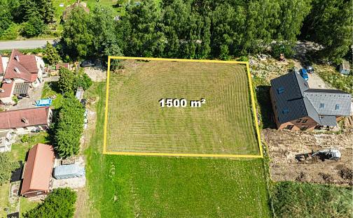 Prodej stavebního pozemku 1 500 m², Benátky, Suchdol nad Lužnicí, okres Jindřichův Hradec