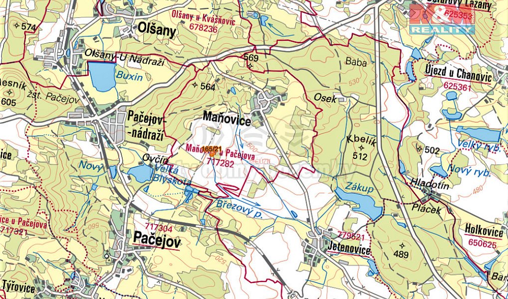 Prodej pole 1 429 m², Maňovice – náhled fotky 5
