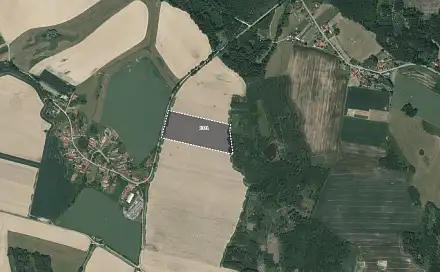 Prodej pole 22 280 m², Načeradec - Daměnice, okres Benešov