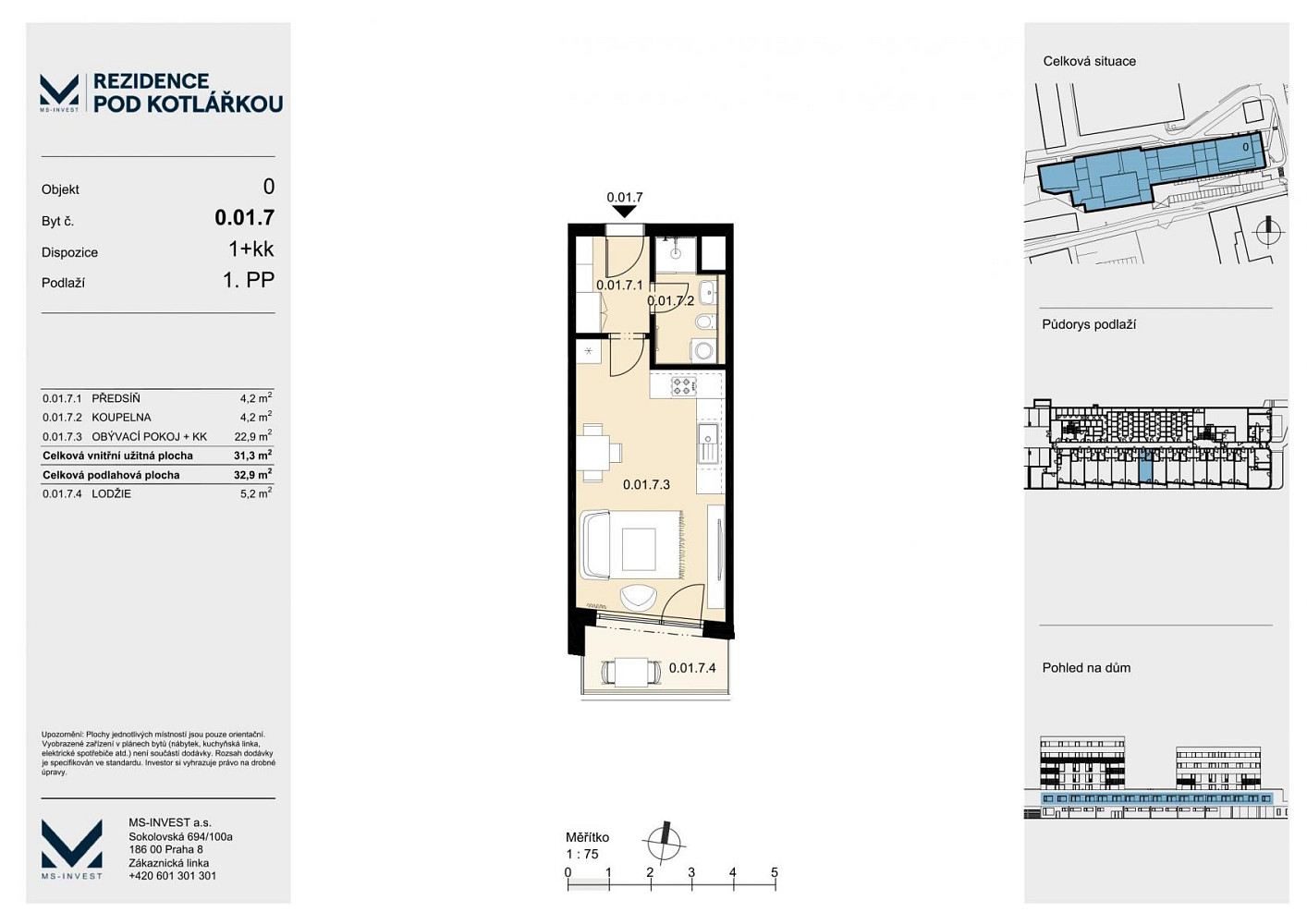Prodej bytu 1+kk 31 m² — photo 4