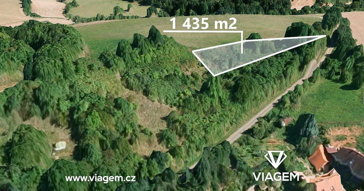 Prodej pole 1 435 m² – fotografie 4