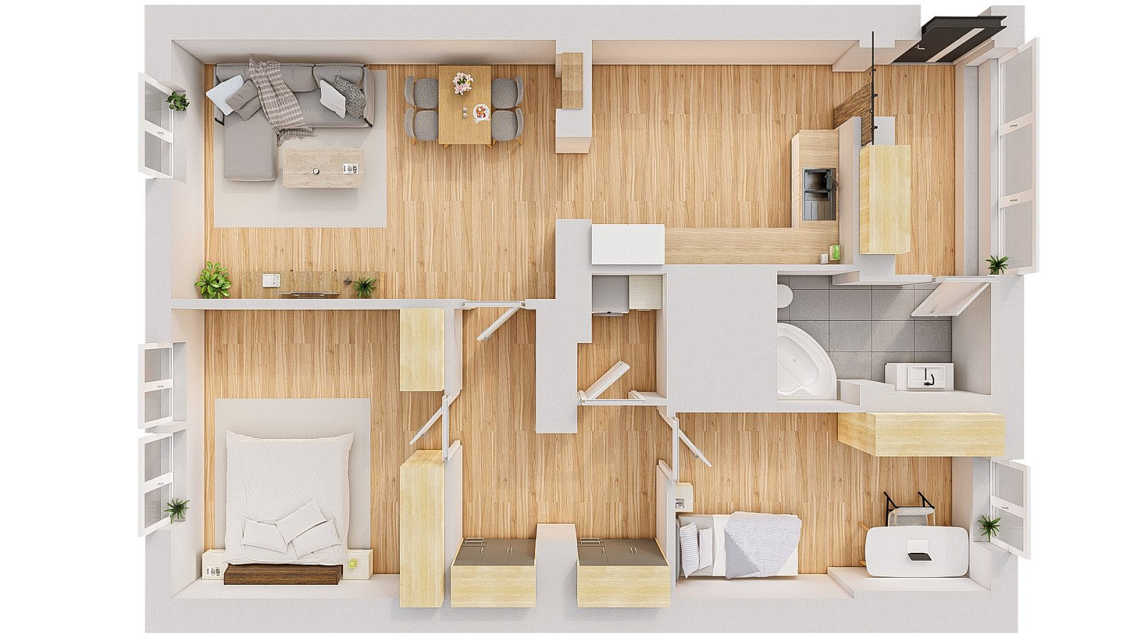 Prodej bytu 3+1 87 m² – fotografie 3