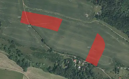 Prodej pole 4 692 m², Nevězice, okres Písek