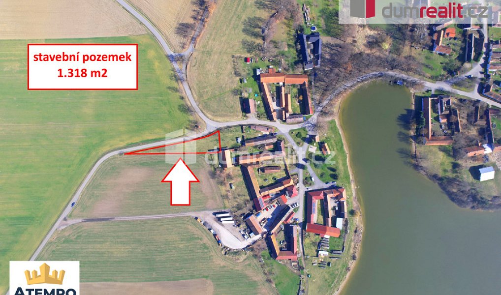Prodej stavebního pozemku 1 318 m², Sedlec – náhled fotky 2