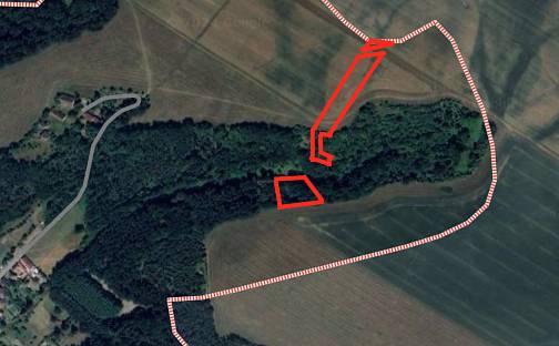 Prodej pole 9 471 m², Lhotka, okres Mělník