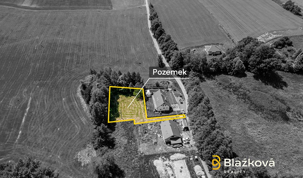 Prodej stavebního pozemku 1 528 m², Raškovice – náhled fotky 9