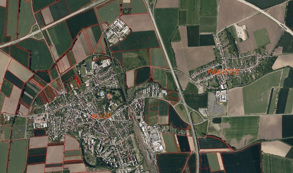 Prodej pole 1 984 m², Hulín – náhled fotky 5