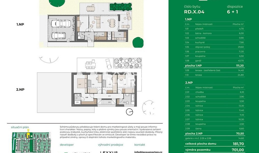 Prodej domu 182 m² s pozemkem 701 m², Přezletice – náhled fotky 10