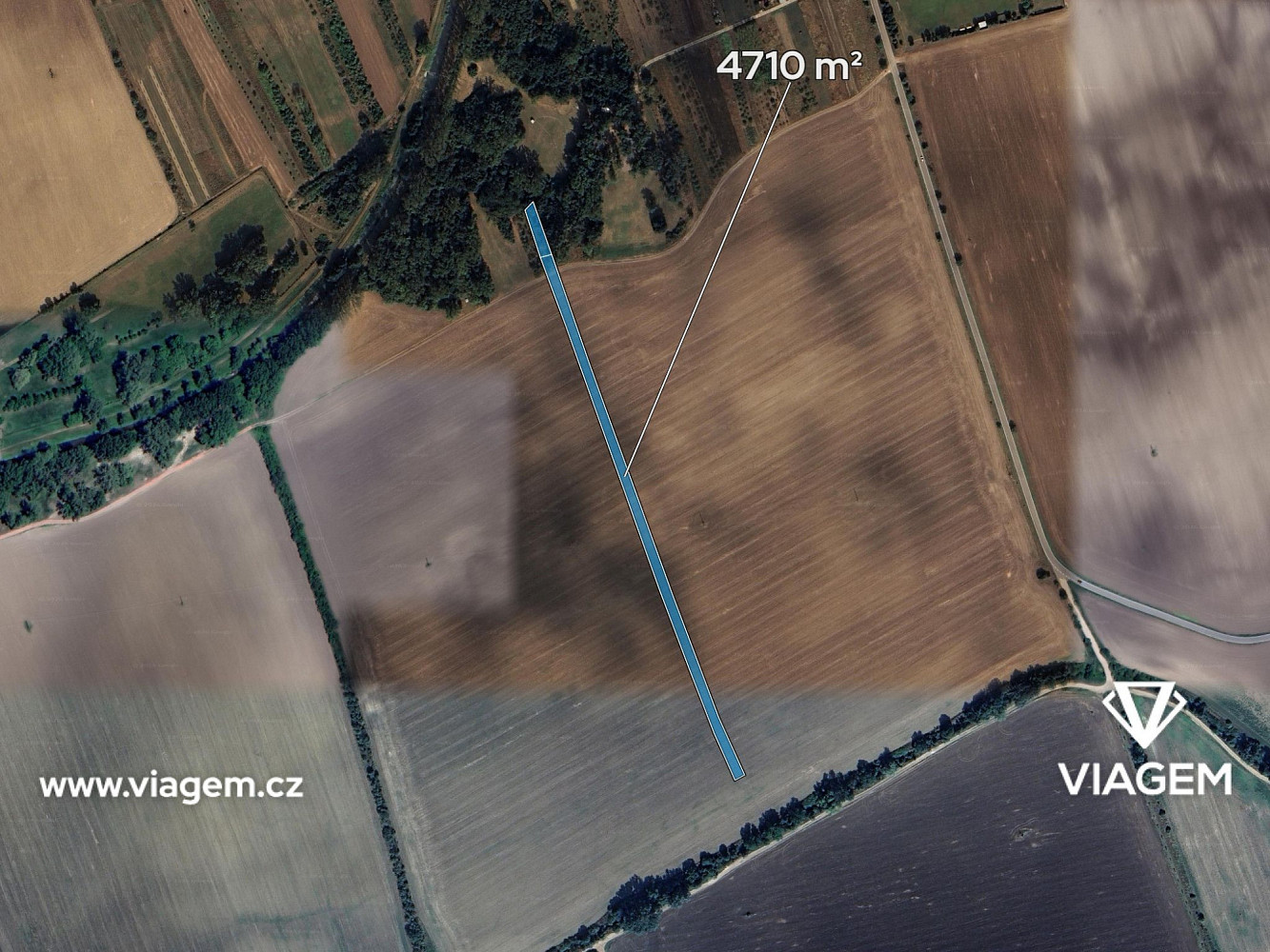 Pole 4 710 m², Podíl 25 % o výměře 1 178 m² – pohled 2