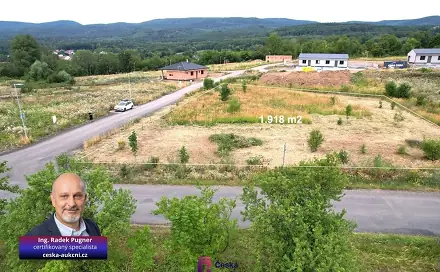 Prodej stavebního pozemku 1 918 m², Dubí - Mstišov, okres Teplice