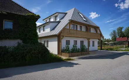 Prodej bytu 1+kk 38 m², Frymburk - Kovářov, okres Český Krumlov