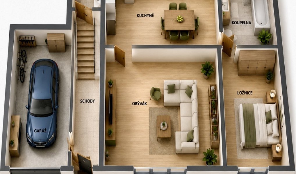 Prodej domu 160 m² s pozemkem 188 m², Hruška – náhled fotky 3
