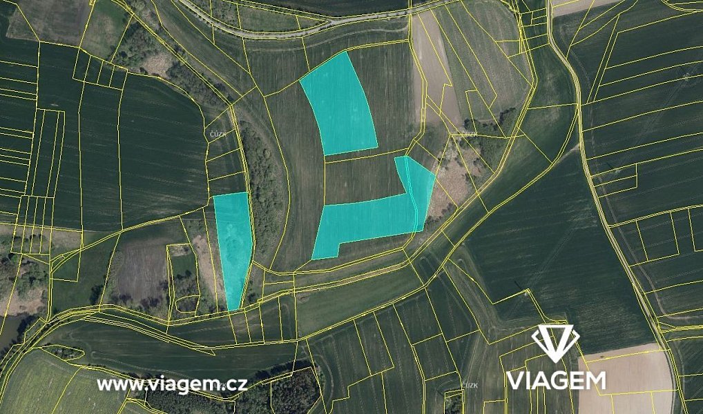 Prodej pole 2 236 m², Zaloňov – náhled fotky 3