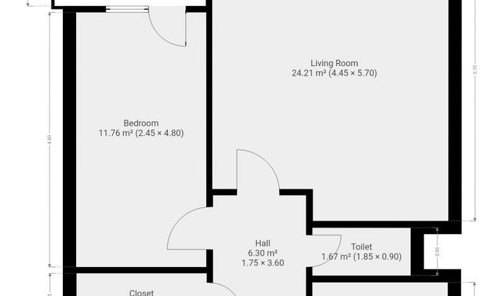 Pronájem bytu 2+kk 52 m², Praha – náhled fotky 14