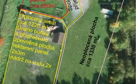 Pronájem komerčního pozemku 1 220 m², Jaselská, Přelouč, okres Pardubice