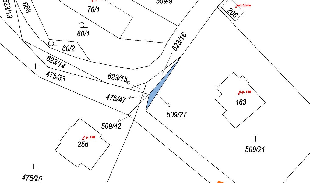 Prodej zahrady 22 m², Chocenice – náhled fotky 2