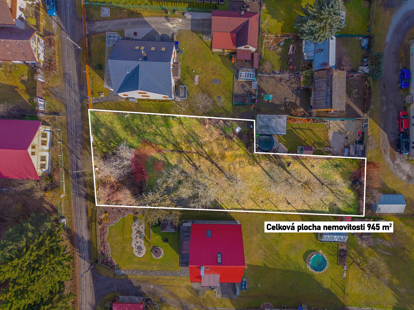 Prodej stavebního pozemku 945 m² – fotografie 4