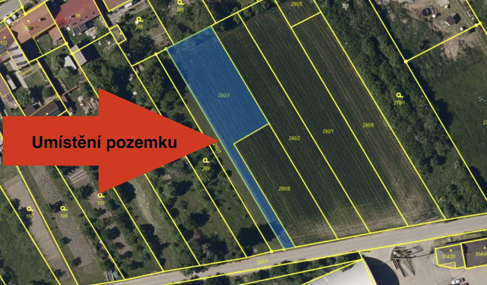 Prodej stavebního pozemku 1 220 m²