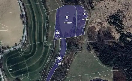 Prodej louky 1 070 m², Petrov, okres Blansko