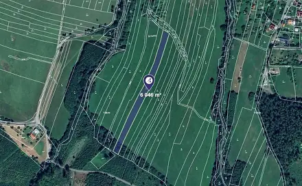 Prodej louky 3 779 m², Podolí, okres Vsetín