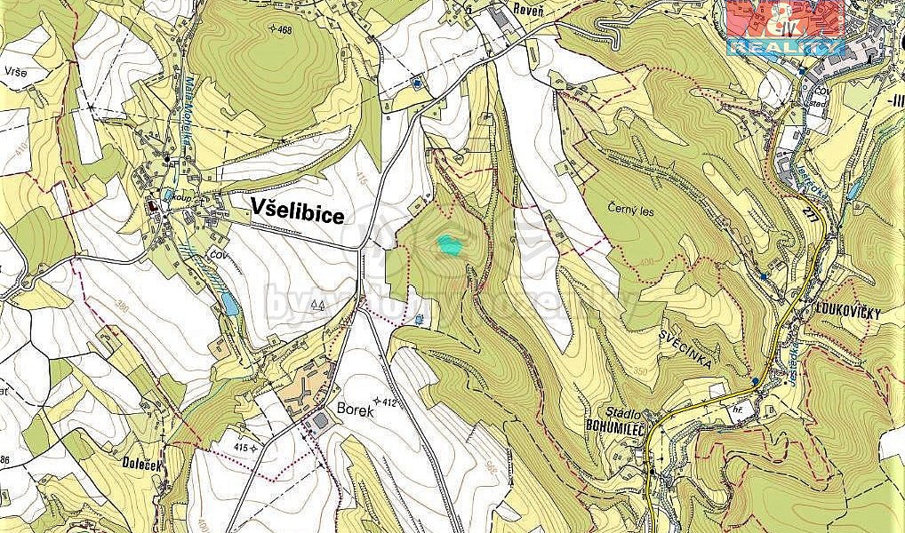 Prodej lesa 6 422 m², Všelibice – náhled fotky 5