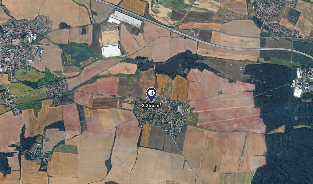 Prodej stavebního pozemku 2 255 m², Přehýšov – náhled fotky 2