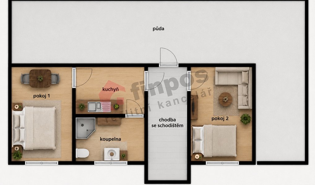 Prodej bytu 2+1 33 m², Vlašim – náhled fotky 20