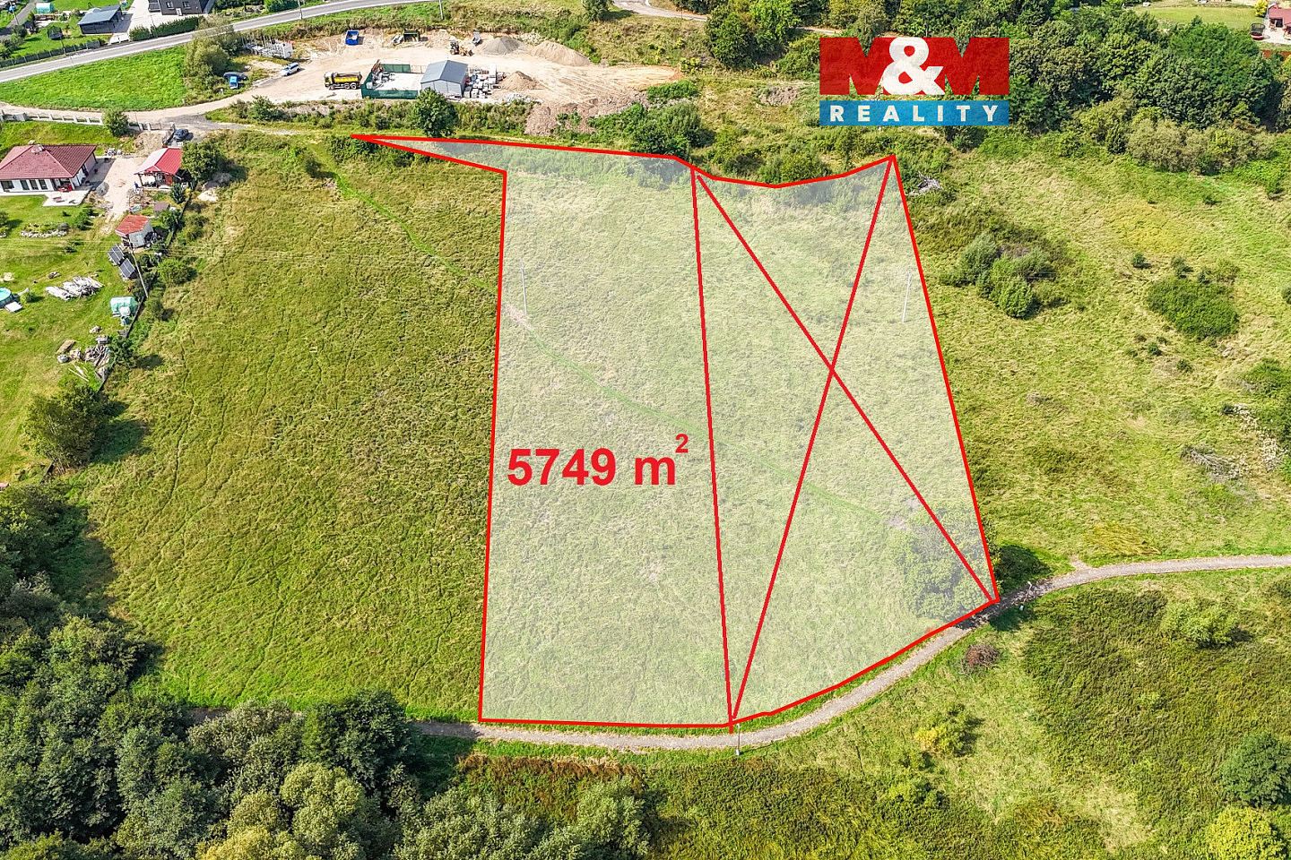 Prodej stavebního pozemku 5 749 m²