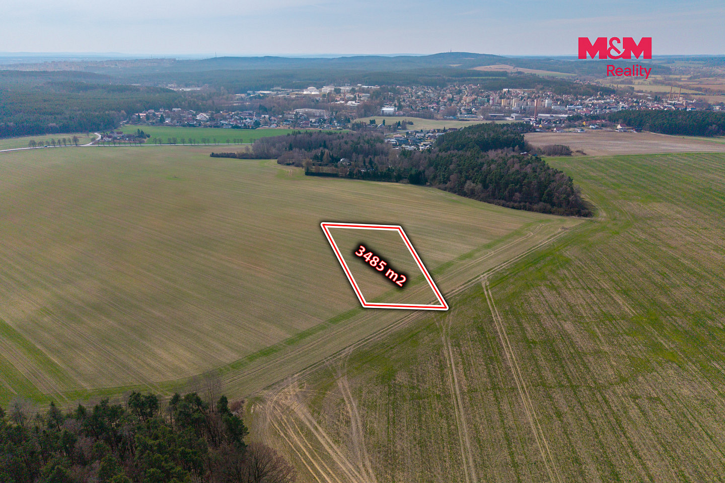 Prodej pole 3 485 m² – fotografie 2