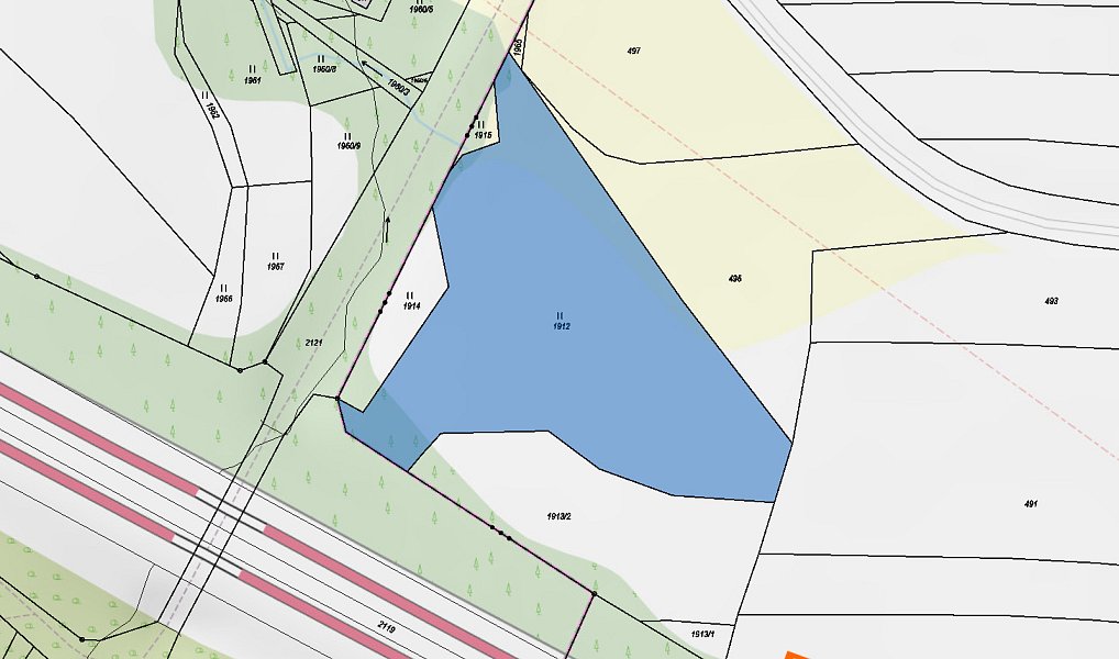 Prodej pole 2 780 m², Hulice – náhled fotky 3