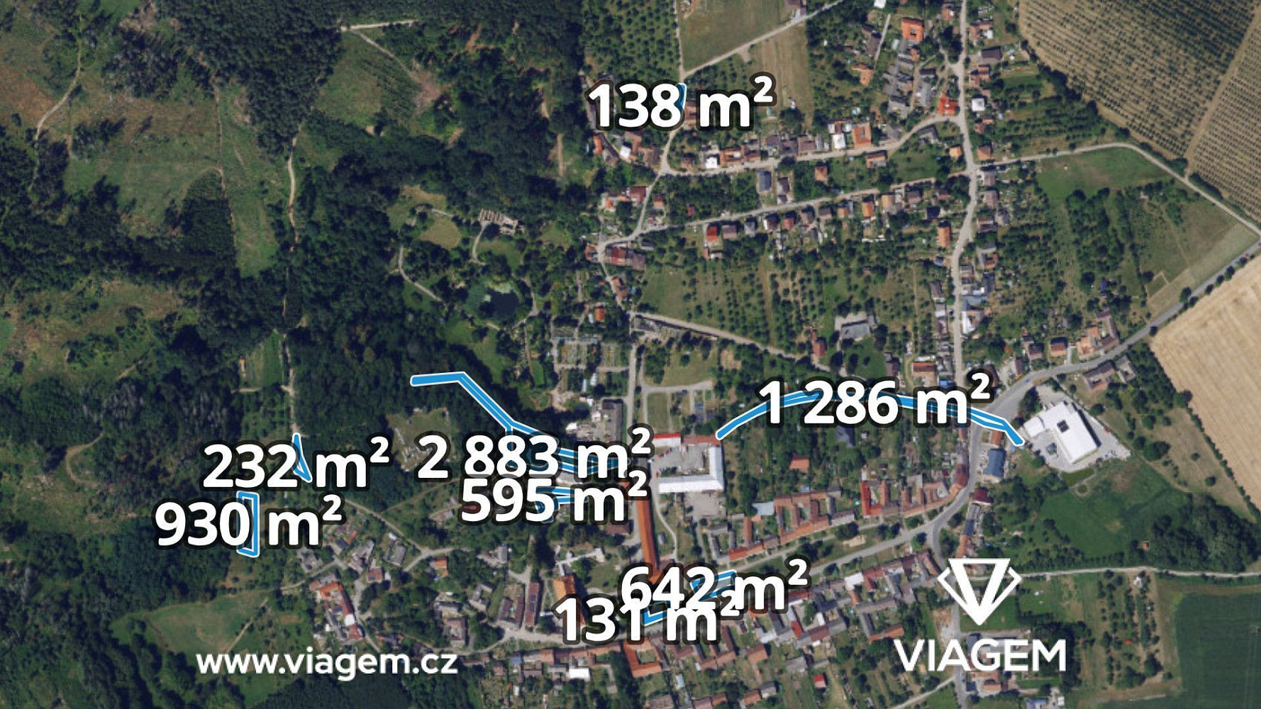 Prodej pole 284 m²