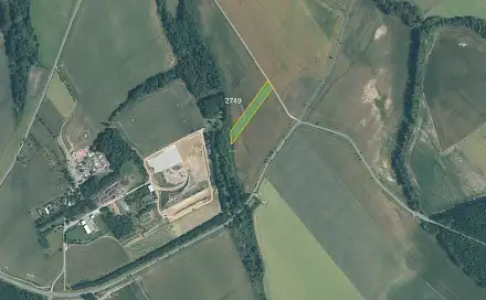Prodej pole 4 505 m², Mrlínek, okres Kroměříž