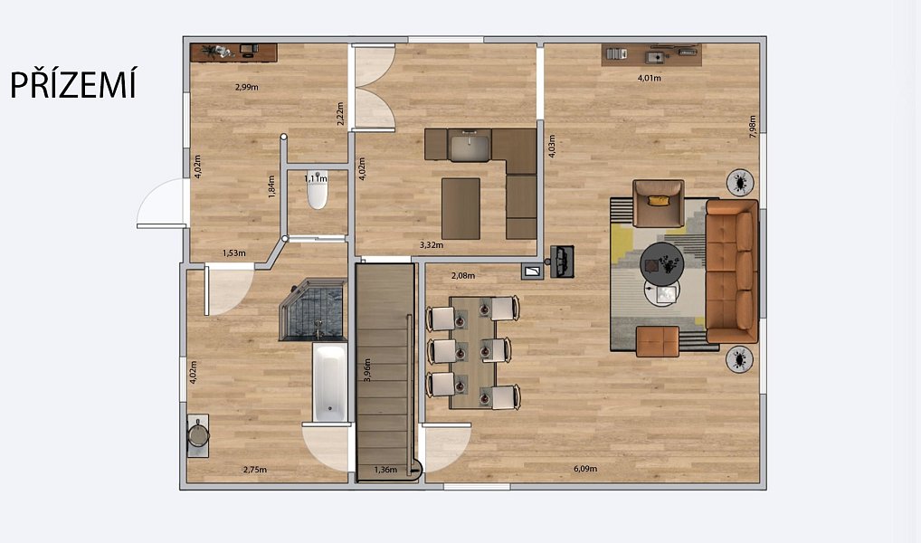 Pronájem domu 120 m² s pozemkem 721 m², Svojetín – náhled fotky 38