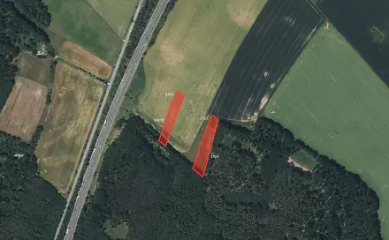 Prodej pole 12 333 m², Strašnov, okres Mladá Boleslav
