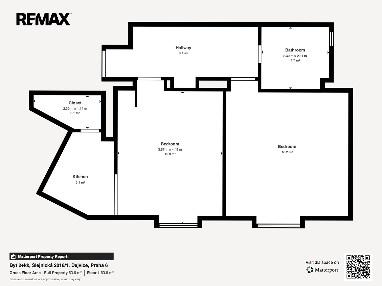 Pronájem bytu 2+kk 50 m² — photo 3